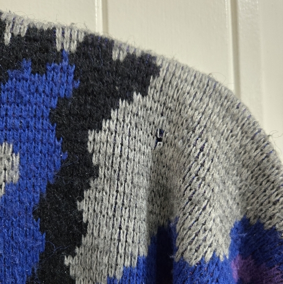 Vintage Method Sweater Women’s Size Medium 80s Aztec Geometric Knit Nintendo - Picture 7 of 10